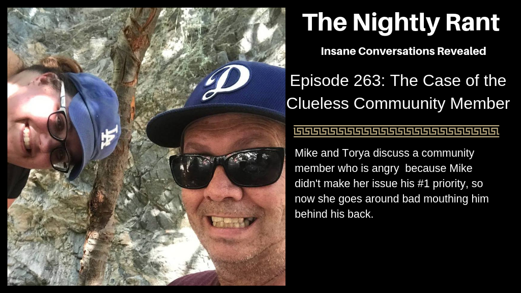 Episode 263: The Case of the Clueless Community Member